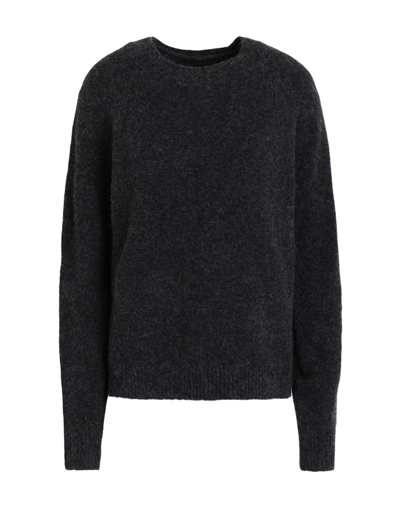 Shop Vero Moda Woman Sweater Steel Grey Size S Recycled Polyester, Polyester, Elastane, Nylon