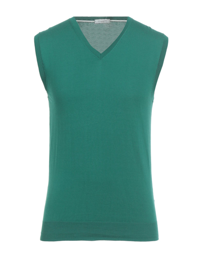 Shop Paolo Pecora Man Sweater Green Size Xl Cotton
