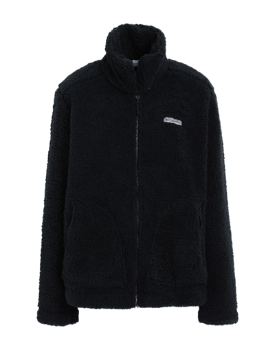 Shop Columbia Winter Pass Sherpa Fz Woman Sweatshirt Black Size Xs Polyester
