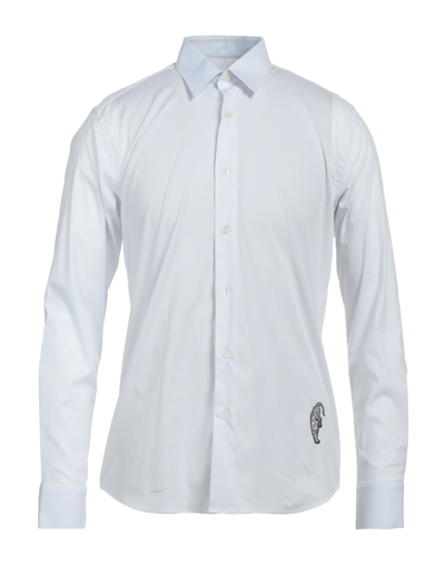 Shop Custo Barcelona Man Shirt White Size 15 ¾ Cotton, Elastane