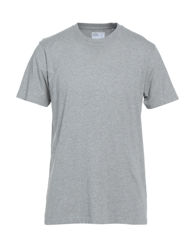 Shop Colorful Standard Man T-shirt Light Grey Size S Organic Cotton