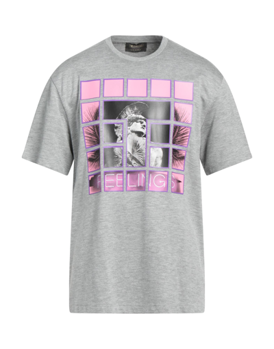 Shop Trussardi T-shirts In Grey