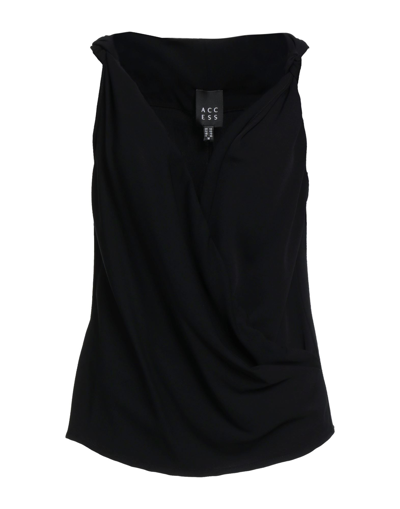 Shop Access Fashion Tops In Black