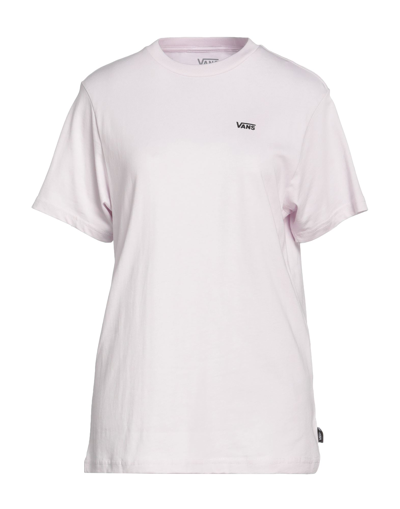 Shop Vans Woman T-shirt Lilac Size L Cotton In Purple