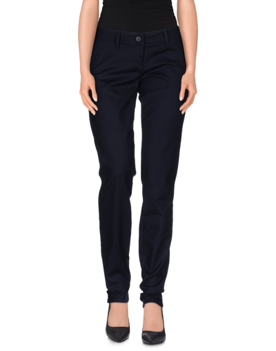 Shop Galliano Woman Pants Midnight Blue Size 26 Cotton, Elastane