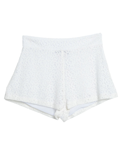 Shop Amen Woman Shorts & Bermuda Shorts White Size 8 Cotton, Polyamide
