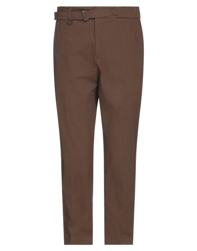 Shop Be Able Man Pants Cocoa Size 34 Cotton, Elastane In Brown