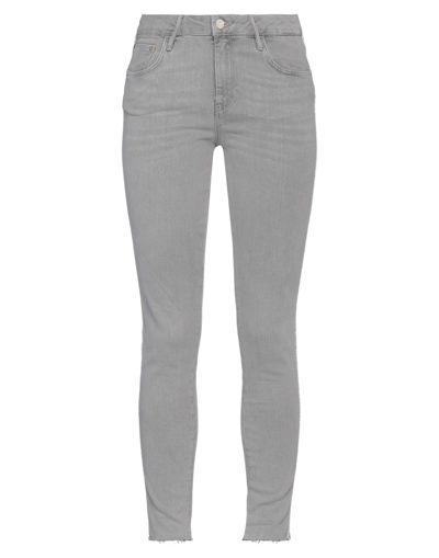 Shop Reiko Woman Jeans Grey Size 27 Cotton, Elastane