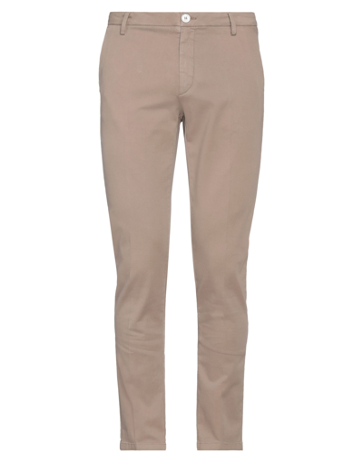 Shop Aglini Pants In Dove Grey