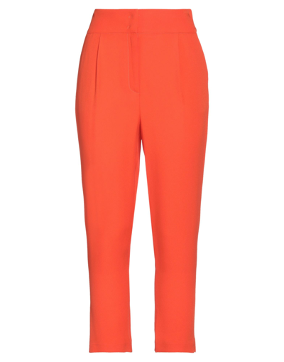 Shop Nam-myo Woman Pants Orange Size 6 Acetate, Viscose