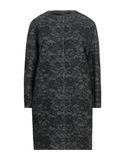 Shop Annie P . Woman Coat Grey Size 6 Virgin Wool, Polyamide