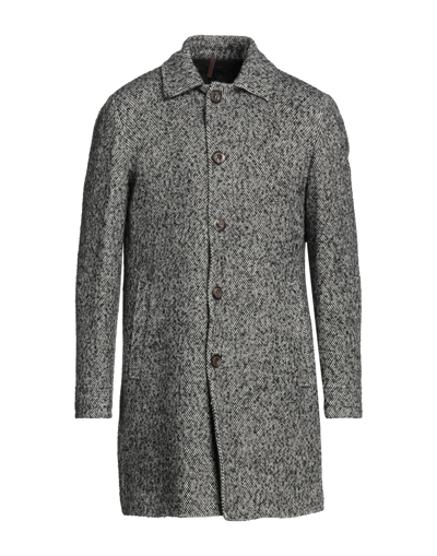 Shop Laboratori Italiani Man Coat Grey Size 42 Acrylic, Wool, Polyester, Polyamide