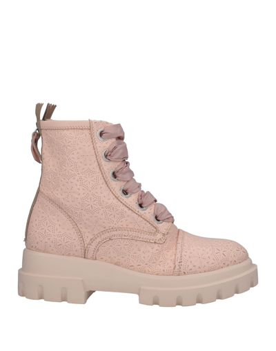Shop Agl Attilio Giusti Leombruni Agl Woman Ankle Boots Light Pink Size 8 Soft Leather