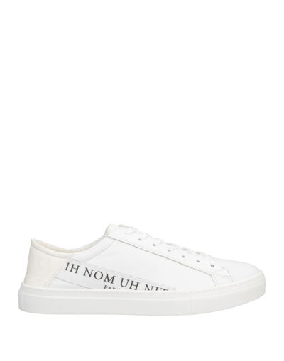 Shop Ih Nom Uh Nit Man Sneakers White Size 11 Soft Leather