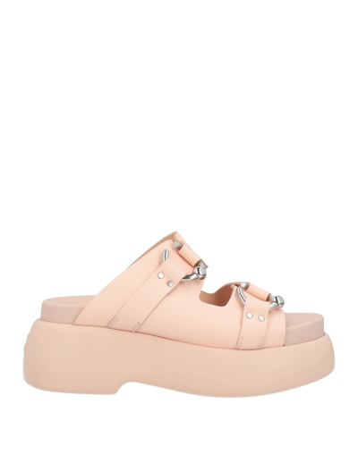 Shop Agl Attilio Giusti Leombruni Agl Woman Sandals Blush Size 8 Soft Leather In Pink