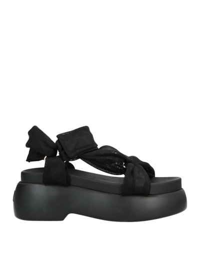Shop Agl Attilio Giusti Leombruni Agl Woman Sandals Black Size 8 Soft Leather