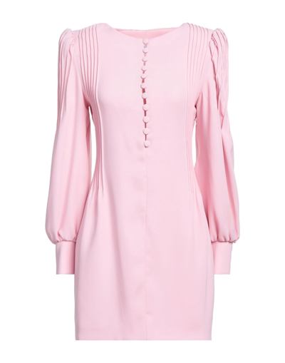 Shop Maria Vittoria Paolillo Mvp Woman Mini Dress Pink Size 4 Polyester