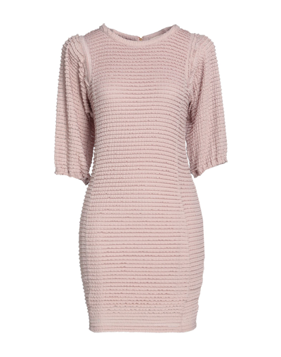 Ba&sh Short Dresses In Pastel Pink | ModeSens
