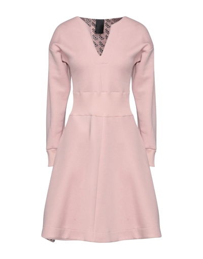 Shop Marc Ellis Woman Mini Dress Light Pink Size Xs Cotton, Polyester