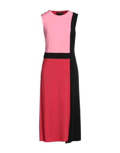 Shop Trussardi Woman Midi Dress Pink Size 6 Viscose, Polyester, Elastane