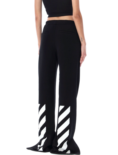 Shop Off-white Diag Tapered Sweatpant In Black