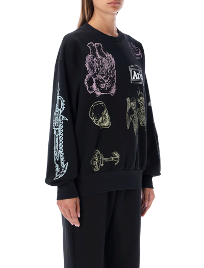 Shop Aries Cybin Sweatshirt In Black