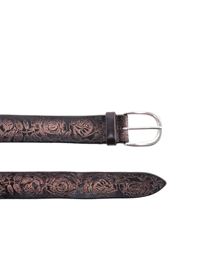 Shop Orciani Belt In Brown