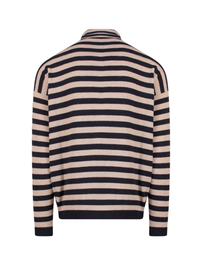 Shop Lardini Sweater In Blue