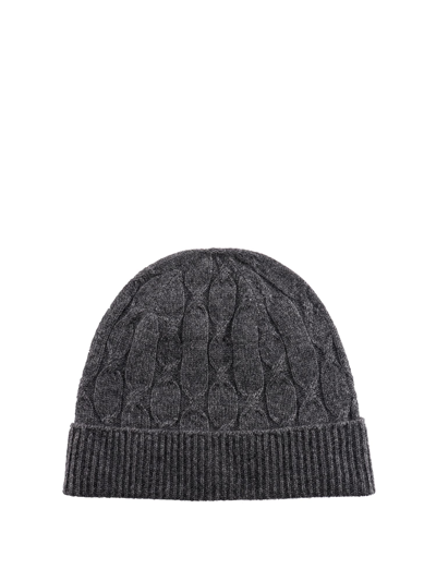 Shop Kiton Hat In Grey