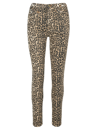 Shop R13 Leopard Print Skinny Jeans