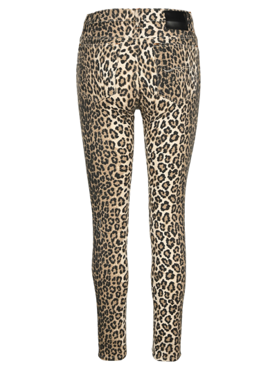 Shop R13 Leopard Print Skinny Jeans