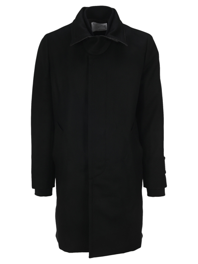 Shop Sacai Single-breasted Coat In Black Black