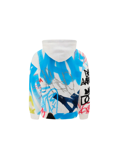 Dolce & Gabbana Loom 56 Felpa Stampa Graffiti Colorata In Graffiti