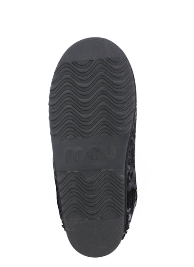 Mou Eskimo Sequin-embellished Boots In Black