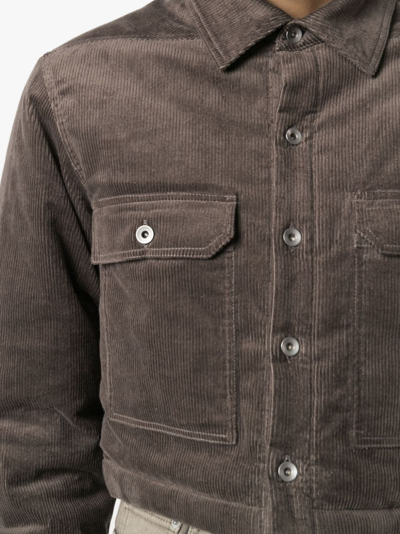 Rick Owens Drkshdw Tassel-detail Cropped Jacket In Grey