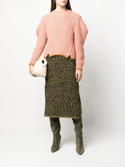 Ulla Johnson Lorena Alpaca-blend Sweater In 粉色