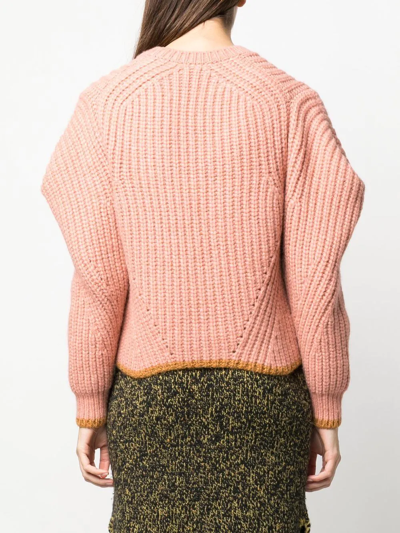 Ulla Johnson Lorena Alpaca-blend Sweater In 粉色