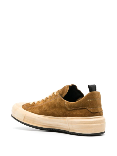 Shop Officine Creative Frida Suede-leather Sneakers In 褐色