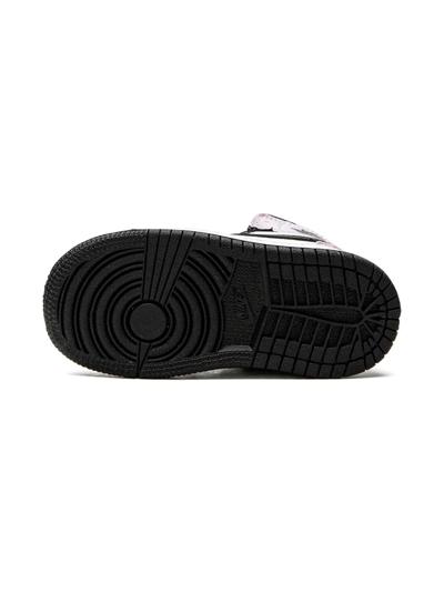 Shop Jordan 1 Mid Se "bleached Coral" Sneakers In Black