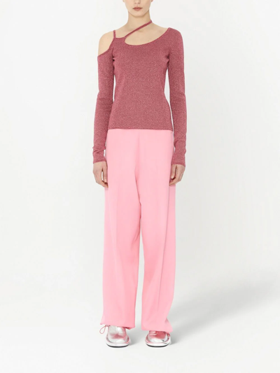 Jw Anderson Tailored Tracksuit Trouser In Pink