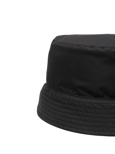 Shop Moorer Logo-patch Bucket Hat In 黑色