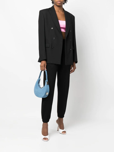 Osoi Toni Mini Denim Shoulder Bag In Blue