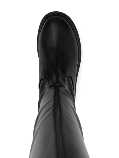 Shop Le Silla Ranger Thigh-high Boots In Black