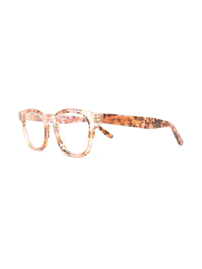 Thierry Lasry Clumsy Square-frame Glasses In Neutrals