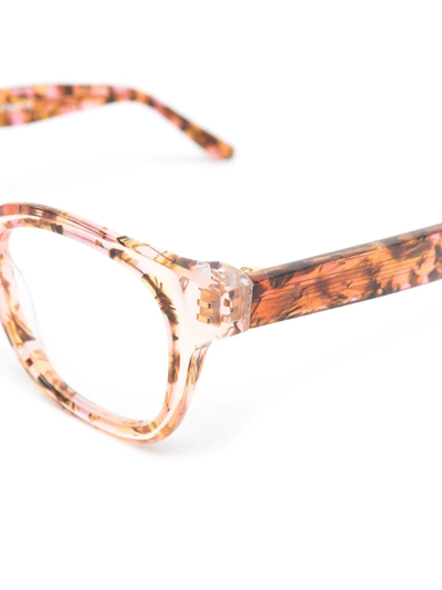 Thierry Lasry Clumsy Square-frame Glasses In Neutrals
