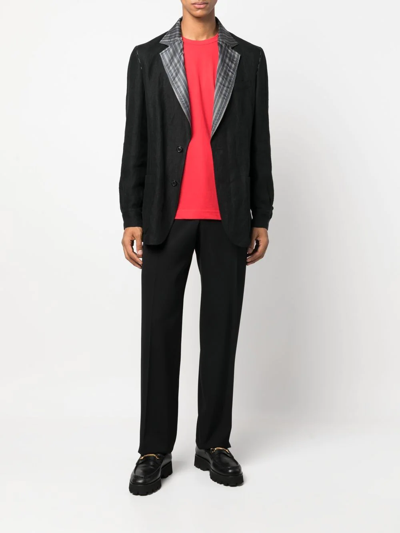 Comme Des Garçons Shirt Crew-neck Cotton Sweatshirt In Red