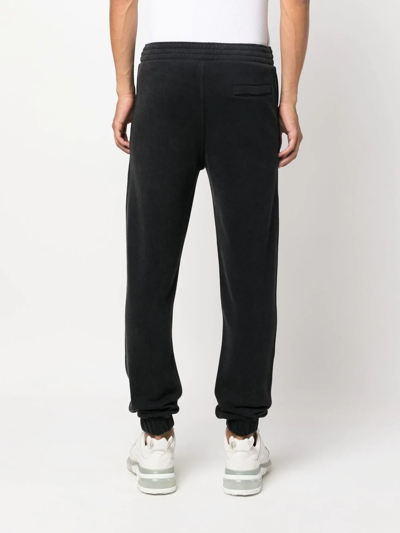 Shop Givenchy Logo-patch Cotton Track Pants In 黑色