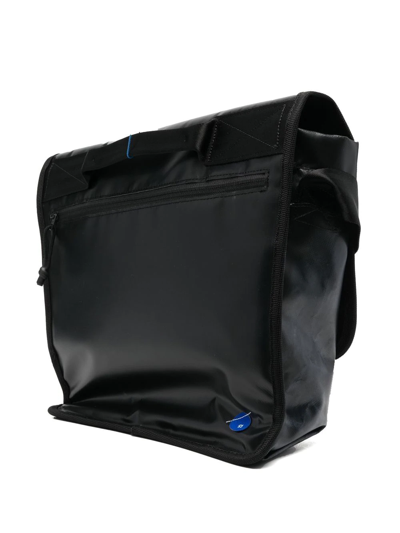 Shop Ader Error Trapeze Shoulder Bag In 黑色