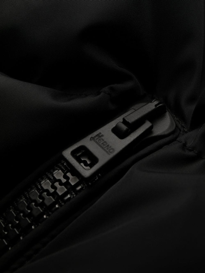 Shop Herno Zip-fastening Padded Coat In 黑色