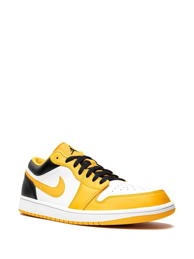 Shop Jordan Air  1 Low "taxi" Sneakers In Yellow